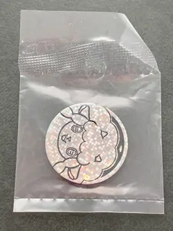 Wooloo plastic medal coin Holo Pokemon Japanese Pocket Monster NINTENDO RARE - Image 2