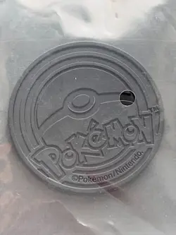 Wooloo plastic medal coin Holo Pokemon Japanese Pocket Monster NINTENDO RARE - Image 4