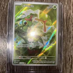 2023 POKEMON SV 151 #172/165 CATERPIE ILLUSTRATION RARE - Image 1