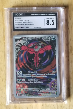 Pokemon tcg- Yvetal 205/182 - Paradox Rift - CGC Grade 8.5 - Image 1