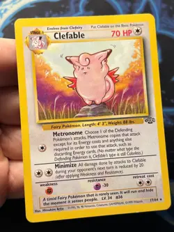 Clefable 17/64 Jungle Unlimited Rare - WOTC Pokemon Card HP - Image 5