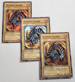 YuGiOh TCG 3 x Flamvell Guard - Super Rare - Limited Edition HA01-EN009 LP - Image 1
