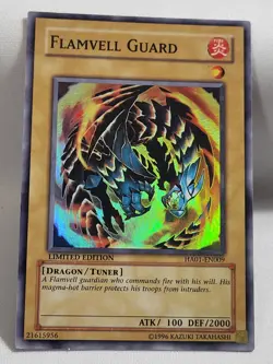YuGiOh TCG 3 x Flamvell Guard - Super Rare - Limited Edition HA01-EN009 LP - Image 3