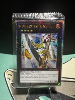 Number 39: Utopia TN23-EN013 - Quarter Century Secret Rare Limited Ed Yu-gi-oh - Image 1