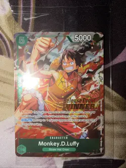 One Piece Monkey D Luffy Pre Release Winner SEALED OP16 P-135 - Image 1