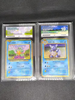 Pokemon Cards Japanese Squirtle & Wartortle 001/032 002/032 CLK Classic Ace 10 - Image 1