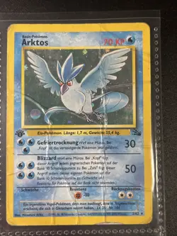Pokemon Card - Holo Rare 1.Edition Arktos 2/62 - Image 1
