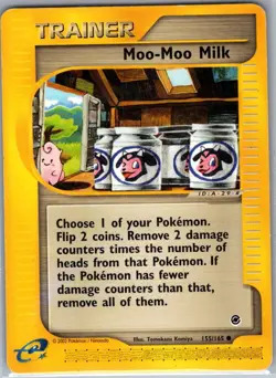 Moo-Moo Milk 155/165 Non Holo Expedition - Pokemon Card - LP - Image 1