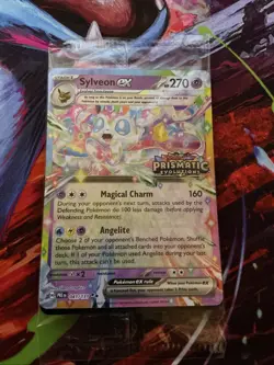 Pokemon TCG Sylveon ex - 041/131 (Prismatic Evolutions Stamp) Promo Card SEALED - Image 1