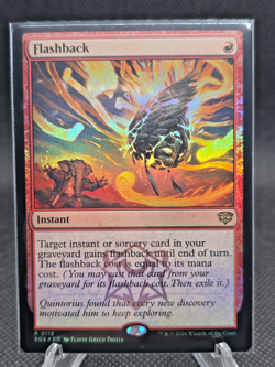 Flashback FOIL RARE Secrets of Strixhaven SOS MTG Magic The Gathering NEW - Image 1