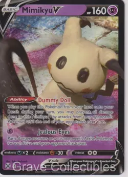 Mimikyu V 062/163 Holo V Rare Battle Styles Pokemon NM/M - Image 1