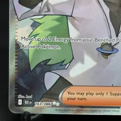N's Plan 163/086 Ultra Rare Black Bolt Pokemon TCG - Image 5