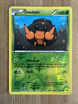 Pokemon TCG Dwebble Noble Victories 6/101 Reverse Holo Common NM - Image 1
