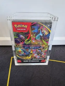Phantasmal Flames Booster Bundle w/ Acrylic Case New Sealed - Image 1
