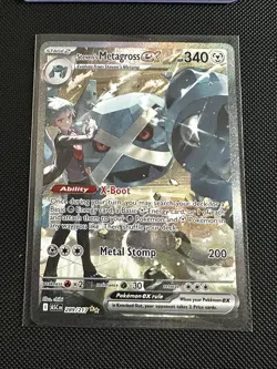 🔥Pokemon Steven's Metagross ex 289/217 (SIR) Ascended Heroes NM Pack fresh!🔥 - Image 1