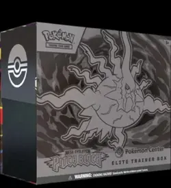 Pokemon Center PITCH BLACK Elite Trainer Box etb CONFIRMED - Image 1