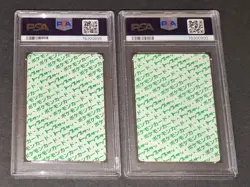 Japanese Pokemon 1995 Topsun Green CUBONE & MAROWAK PSA 8 Lot - Image 2