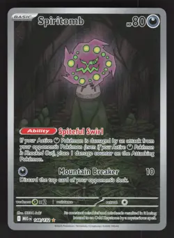 Spiritomb 148/132 Pokemon TCG ME01: Mega Evolution NM - Image 1