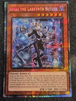 Arias the Labrynth Butler 1st Edition Starlight Rare RA05-EN028 Yu-Gi-Oh! - Image 1