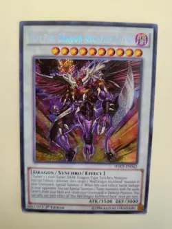 Hot Red Dragon Archfiend Bane HSRD-EN042 1st Ed Secret Rare LP - Image 1
