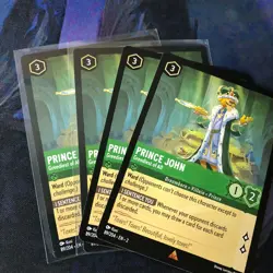 Prince John Greediest of All Rise of the Floodborn 4x x4 Disney Lorcana Playset - Image 1