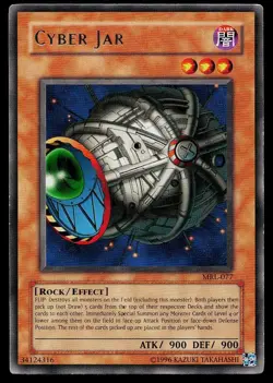 Yu-Gi-Oh Card Magic Ruler Cyber Jar MRL-077 Rare - Image 1