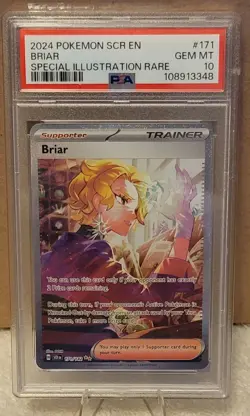 Pokemon TCG Card - Briar 171/142 - S&V Stellar Crown - Illustration Rare PSA 10 - Image 1