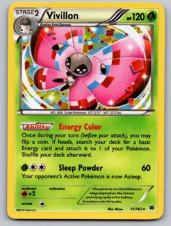 Vivillon 015/162 Holo Promo Miscellaneous Cards & Products Pokemon Near Mint - Image 1