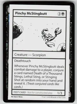 Pinchy McStingbutt Special Mystery Booster 2 Playtest Cards MTG Near Mint 2024 - Image 1