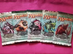 Magic The Gathering SHADOWMOOR New Sealed Booster Pack Lot ALL 5 ART MTG - Image 1
