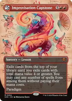MTG Improvisation Capstone - Foil - Borderless, Light Play, English Secrets of S - Image 1