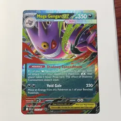 Nintendo Pokemon TCG Mega Gengar EX 125/217 Ancient Origins Full Art Holo - Image 1