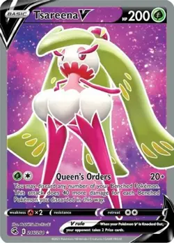 Tsareena V - 246/264 - Pokemon Fusion Strike Sword Shield Full Art Rare Card NM - Image 1
