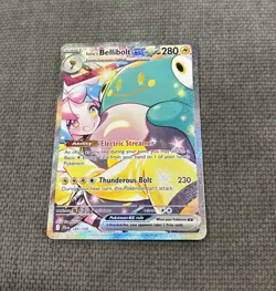 Pokemon TCG Iono's Bellibolt EX Journey Together Ultra Rare Holo 183/159 SIR NM - Image 1