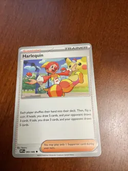 Harlequin 083/086 White Flare Regular Pokemon TCG Card - Image 1