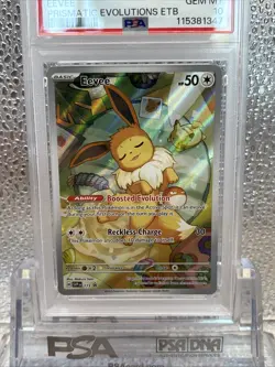 2025 POKEMON SVP EN-SV BLACK STAR PROMO #173 EEVEE PSA 10 - Image 2