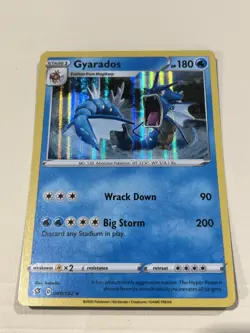 🔥 POKEMON TCG Gyarados 040/192 SWSH02: Rebel Clash Pokemon NM Holo - Image 3