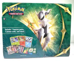 Pokemon TCG: 2022 Arceus Collector's Treasure Box Evolving Skies New 7 Boosters - Image 2