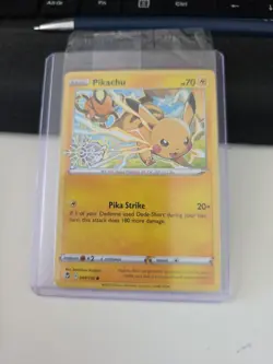 Pokemon TCG: Pikachu 049/195 Holiday Calendar 2022 Snowflake Stamp SEALED Holo - Image 1