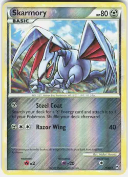 Skarmory 31/95 Rare Call of Legends Pokemon Reverse Holo Moderately Played - Image 1