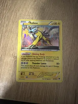 Raikou 55/162 XY Breakthrough Cosmos Blister Exclusive Pokemon TCG - Image 1