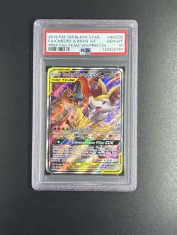 Pokemon TCG Charizard & Braixen GX SM230 Psa 10 - Image 1