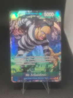 IN HAND! Mr.3 (Galdino) Alt Art OP16-056 One Piece Time of Battle ENGLISH - Image 1