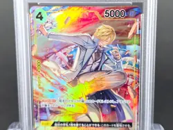 PSA 10 2023 One Piece JPN. SANJI OP04-Alternate ART Japanese #104 GEM MINT - Image 4