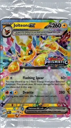 Sealed - Jolteon ex - (Prismatic Evolutions Stamp) 030/131 - Pokemon Card - Image 1