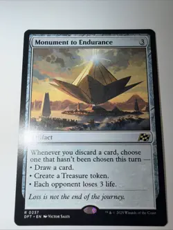 MTG CARD (AETHERDRIFT) Monument to Endurance - Regular Rare - Nm - Image 2