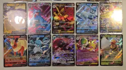 Pokemon Card TCG 14 Card Lot, Ex, Gx, V, Illustration, Trainer - Image 3