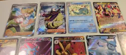 Pokemon Card TCG 14 Card Lot, Ex, Gx, V, Illustration, Trainer - Image 4