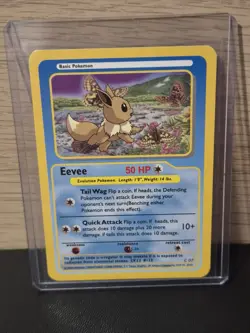 Eevee Funskool Pokemon India single Card Nm - Image 1