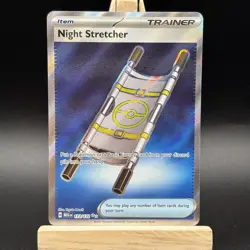 Pokemon TCG Mega Evolution Night Stretcher Full Art Trainer Card 173/132 NM - Image 2